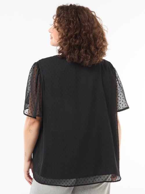 Plumetis-Bluse - Kiabi