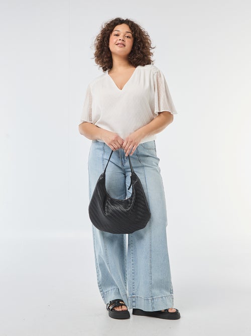 Plumetis-Bluse - Kiabi
