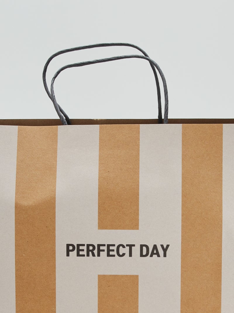 Pochette cadeau Beige - Kiabi