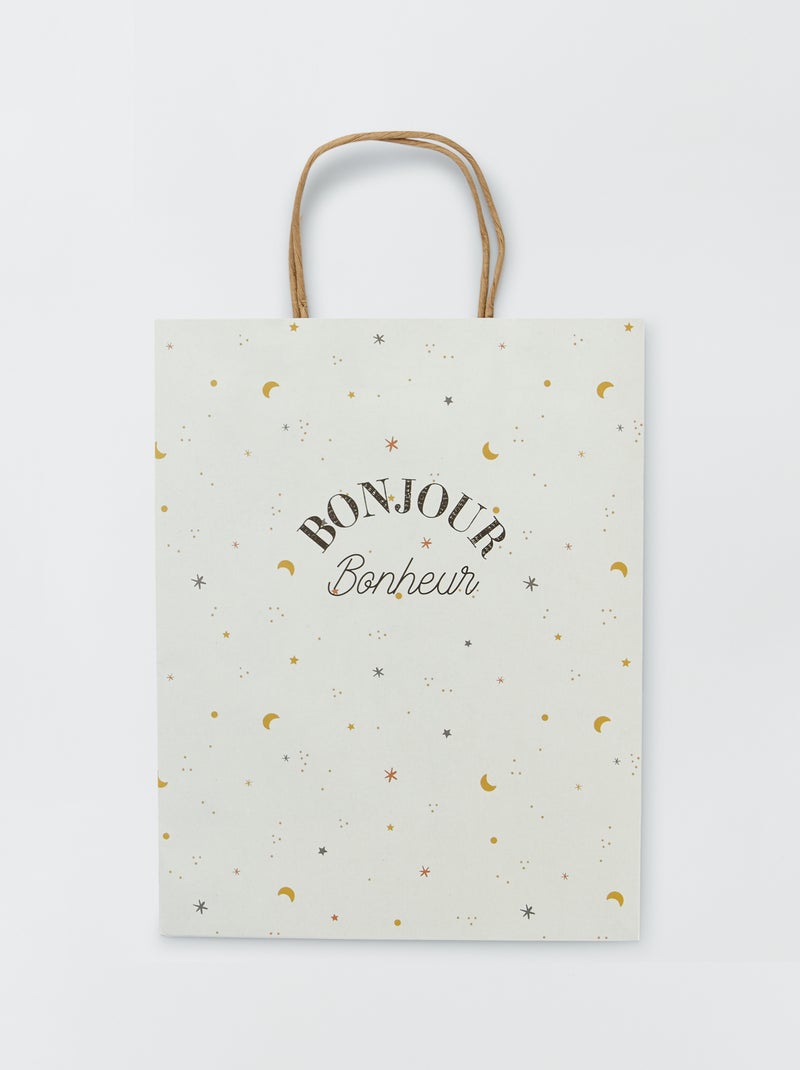 Pochette cadeau Blanc - Kiabi