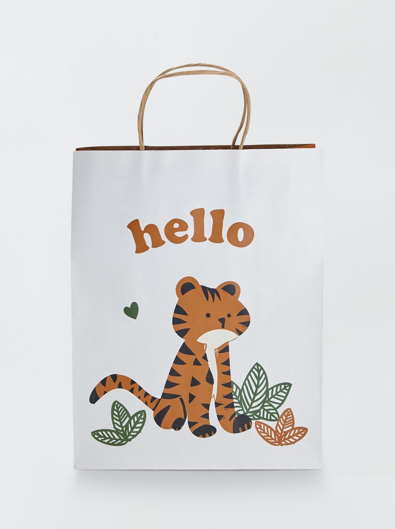 Pochette cadeau Blanc - Kiabi