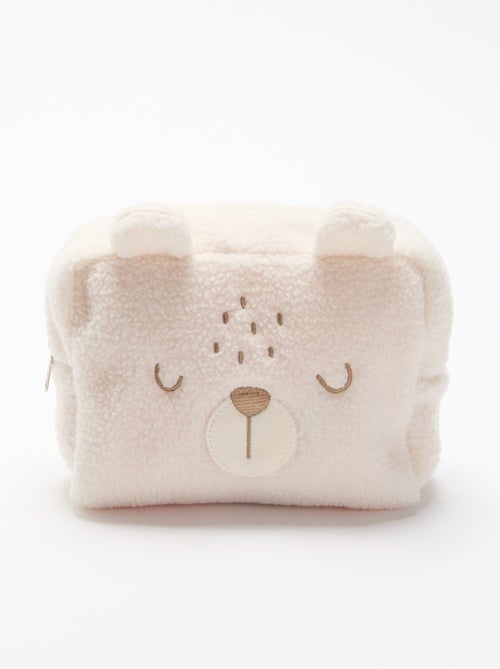 Pochette de rangement moutonnée - Kiabi