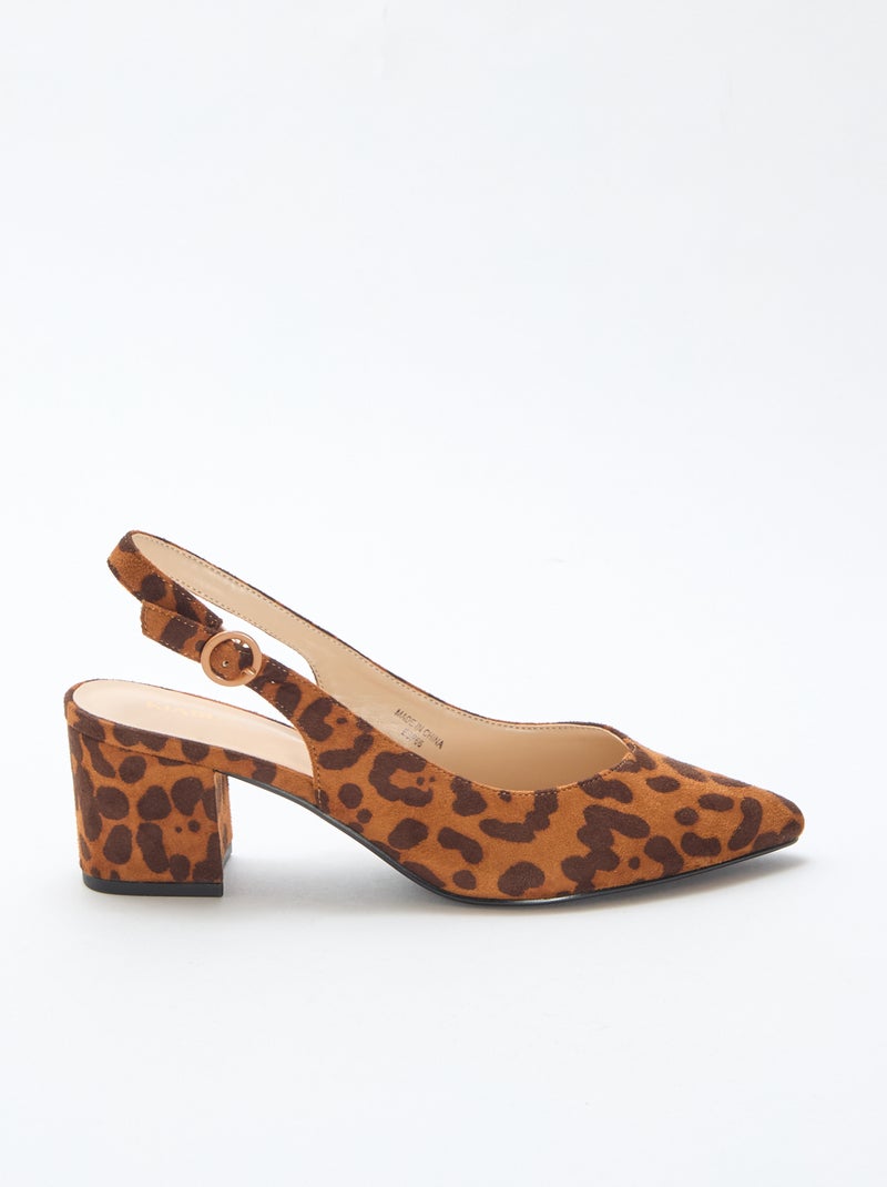 Pointed-Toe Heels Brown - Kiabi