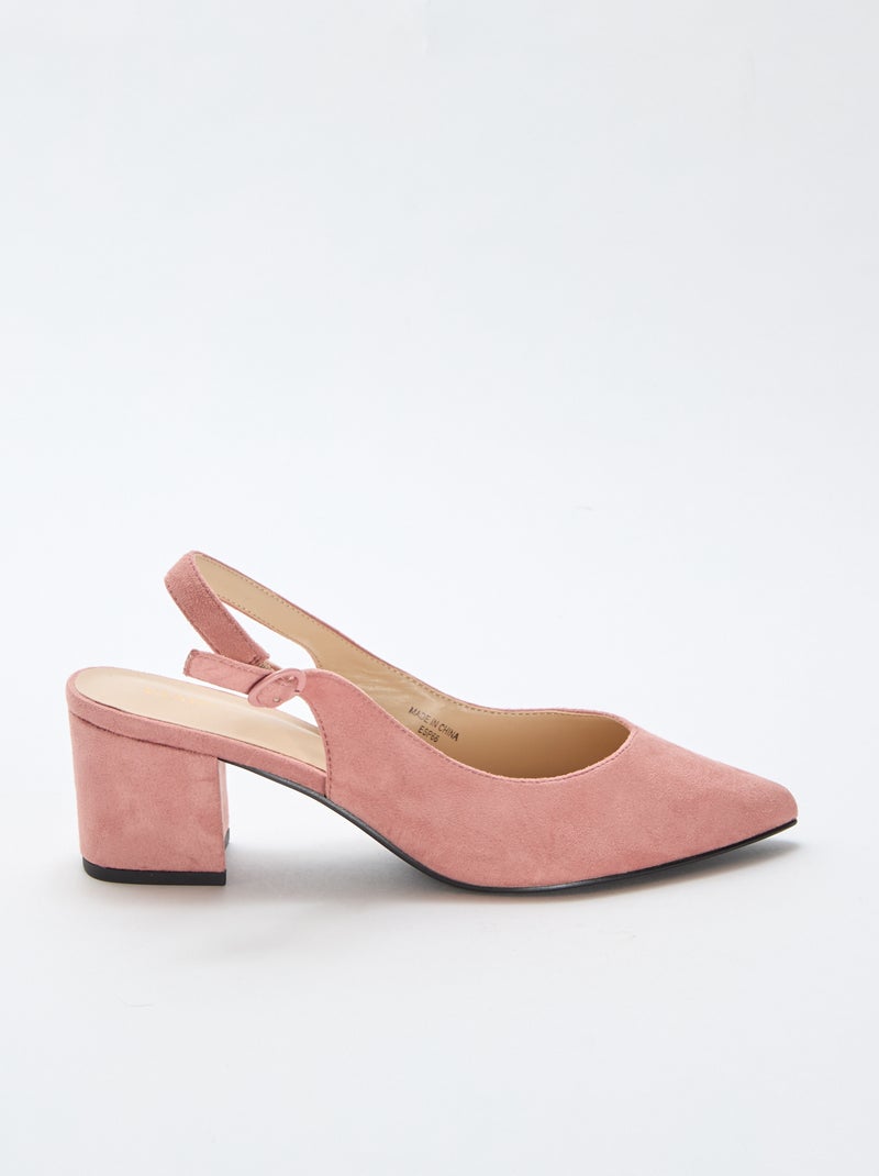 Pointed-Toe Heels Pink - Kiabi