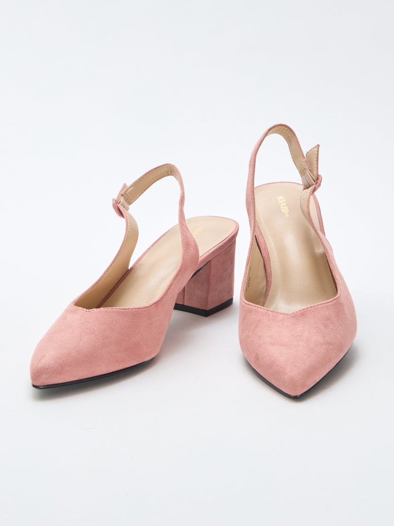 Pointed-Toe Heels Pink - Kiabi