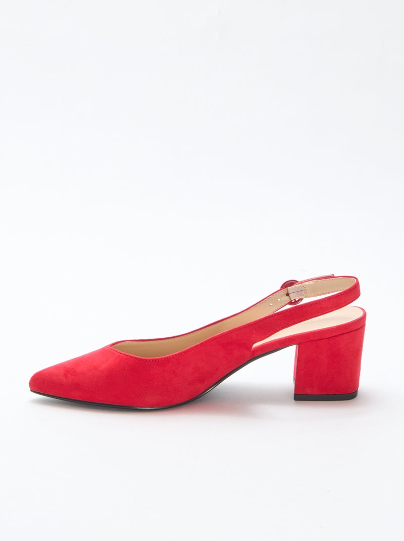Pointed-Toe Heels Red - Kiabi