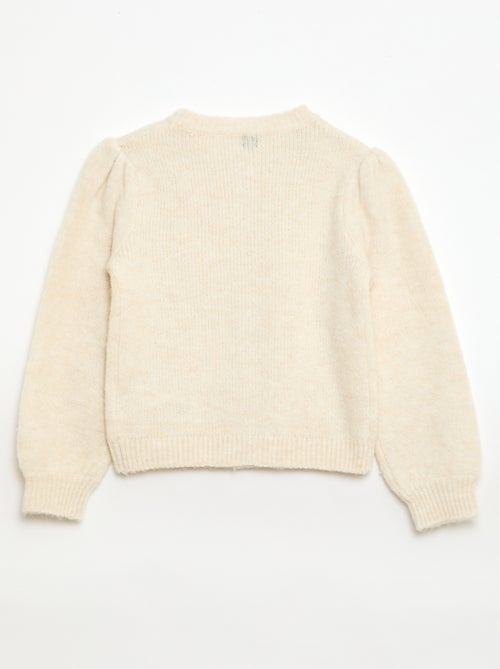 Pointelle Knit Cardigan - Kiabi Pointelle Knit Cardigan - Kiabi