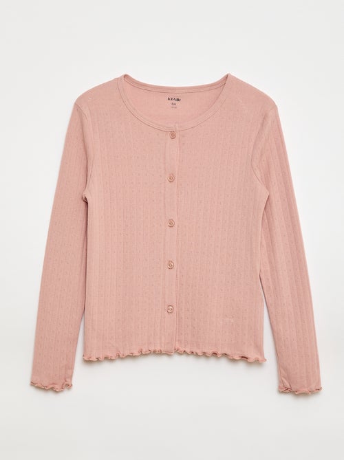 Pointelle Knit Pajama Set - 2 pieces - Kiabi