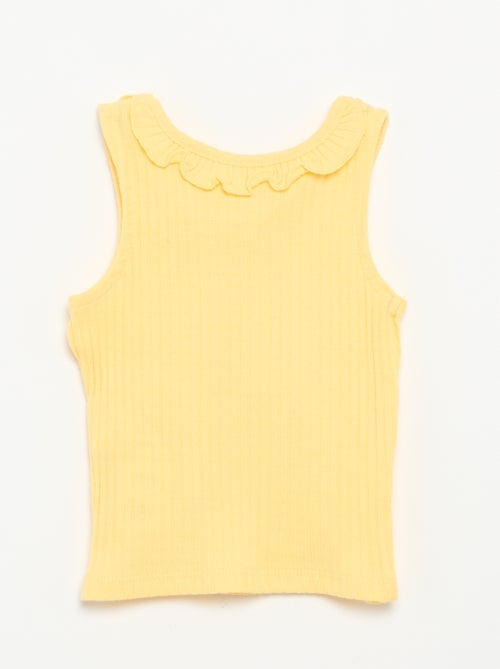 Pointelle Knit Shorts and Tank Top Set - Kiabi