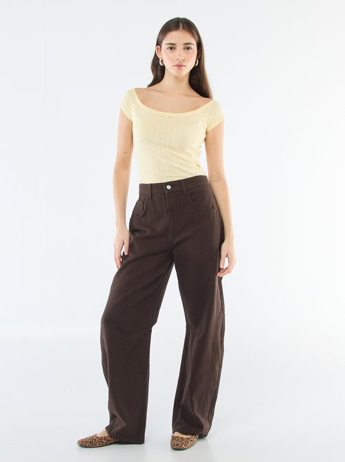 Pointelle Knit T-shirt - Kiabi