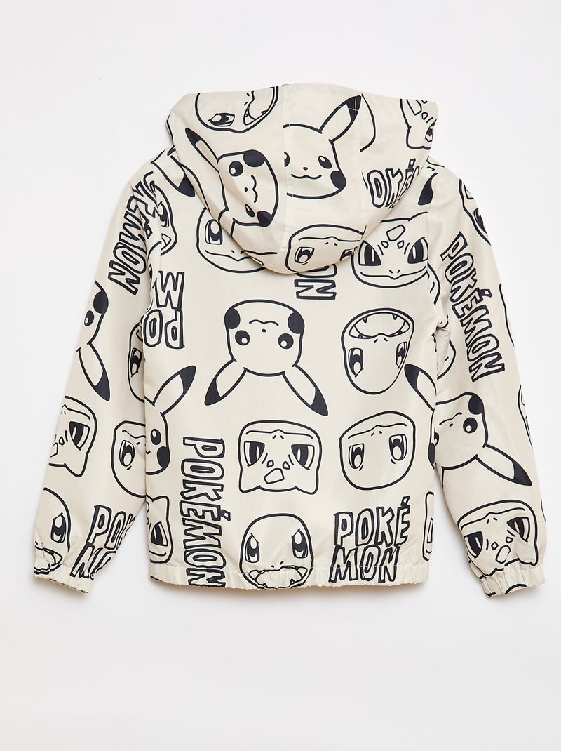 Pokémon Hooded Windbreaker Yellow - Kiabi