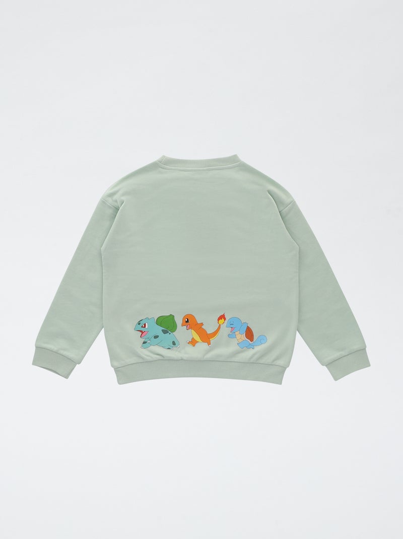 'Pokémon' Print Cotton Sweater Blue - Kiabi