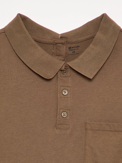 Polo a maniche lunghe - collezione facile da indossare - Kiabi