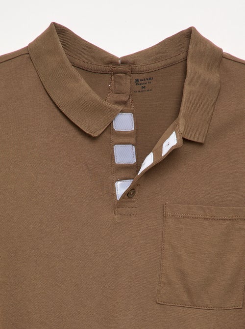Polo a maniche lunghe - collezione facile da indossare - Kiabi