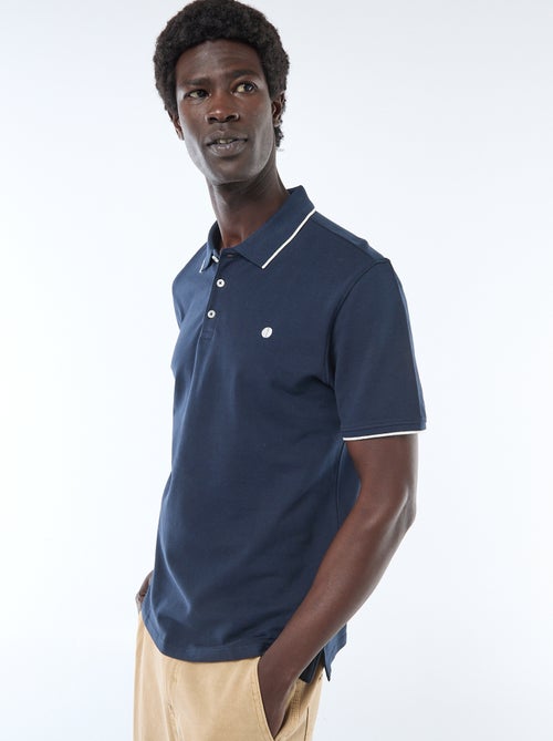 Polo aus Baumwoll-Piqué - Kiabi Polo aus Baumwoll-Piqué - Kiabi