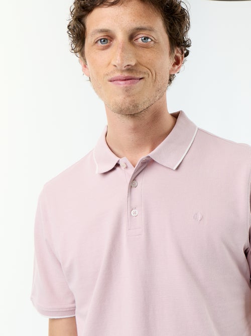 Polo aus Baumwollpiqué - Kiabi