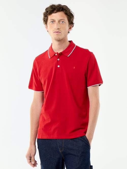 Polo aus Baumwollpiqué - Kiabi