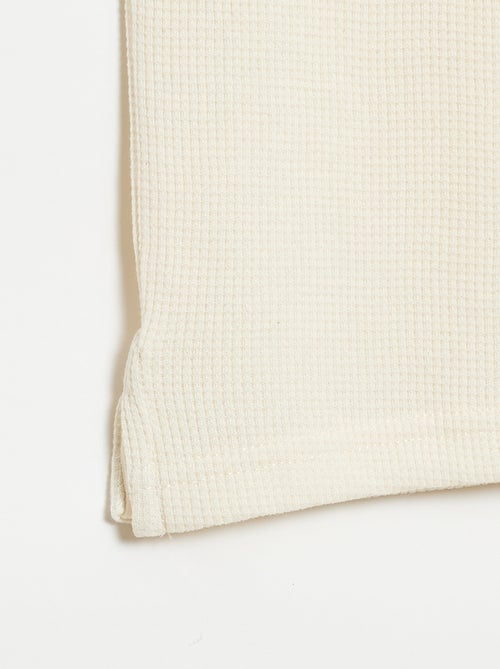 Polo aus Waffelpiqué - Kiabi Polo aus Waffelpiqué - Kiabi