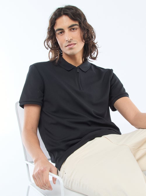 Polo col zippé - Kiabi