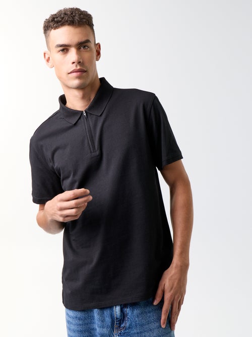 Polo col zippé - Kiabi