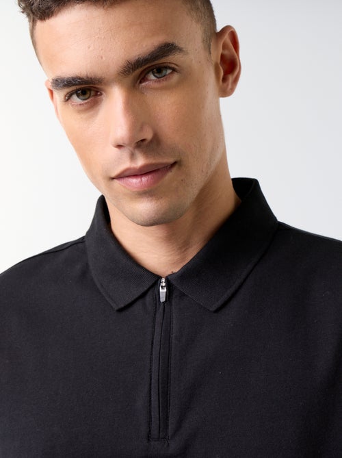Polo col zippé - Kiabi