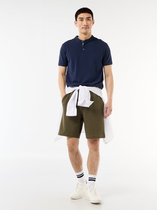 Polo con collo alla coreana - Kiabi