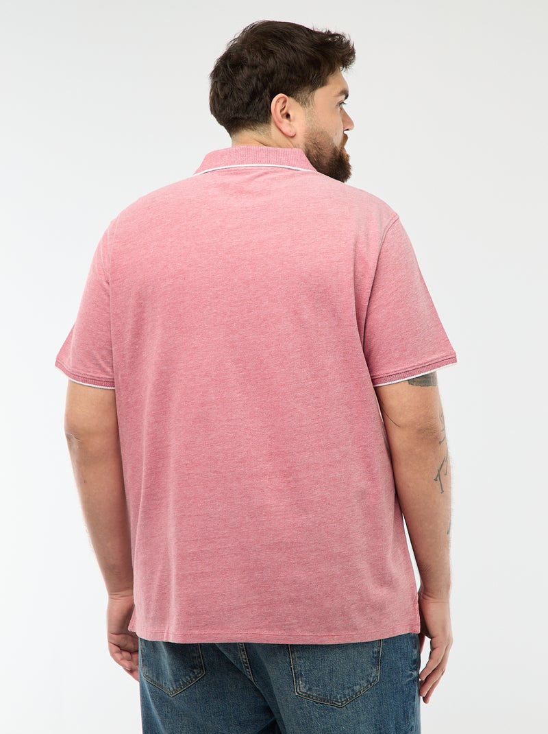 Polo coupe regular Rouge - Kiabi