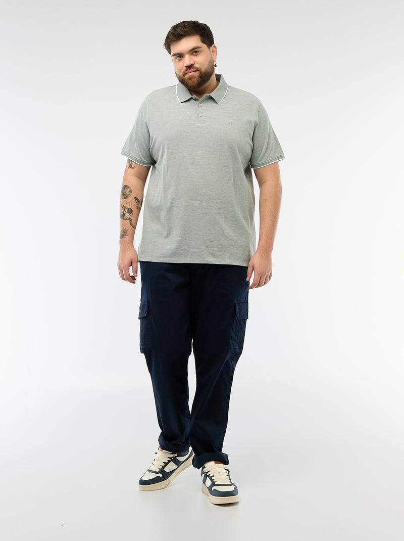 Polo coupe regular Vert - Kiabi