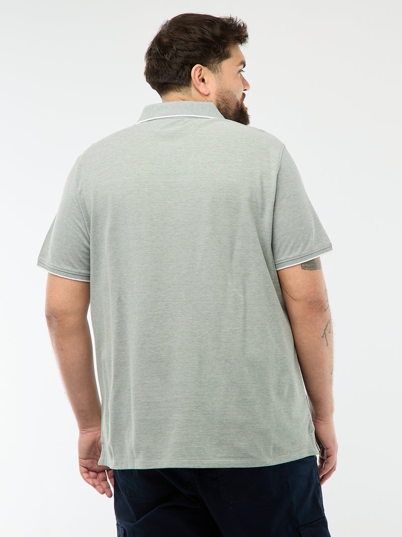 Polo coupe regular Vert - Kiabi