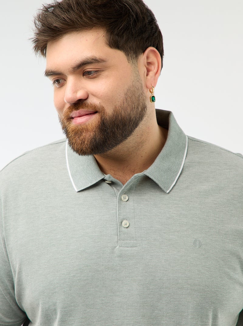 Polo coupe regular Vert - Kiabi