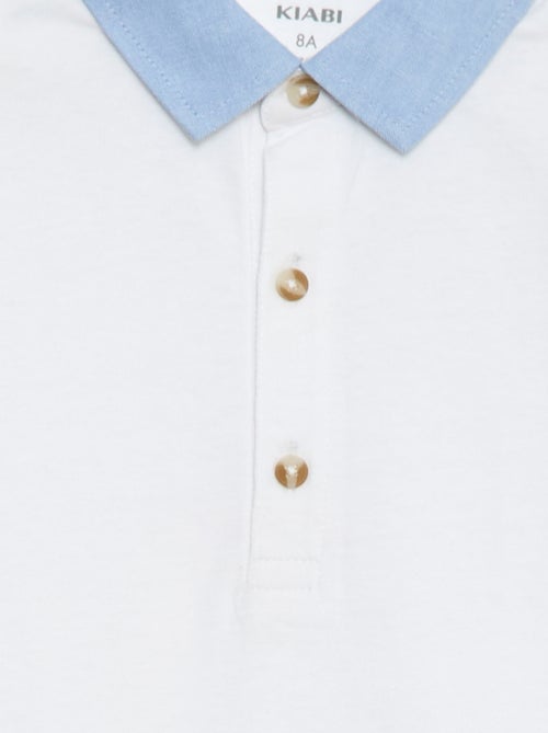 Polo effet 2-en-1 à manches courtes - Kiabi