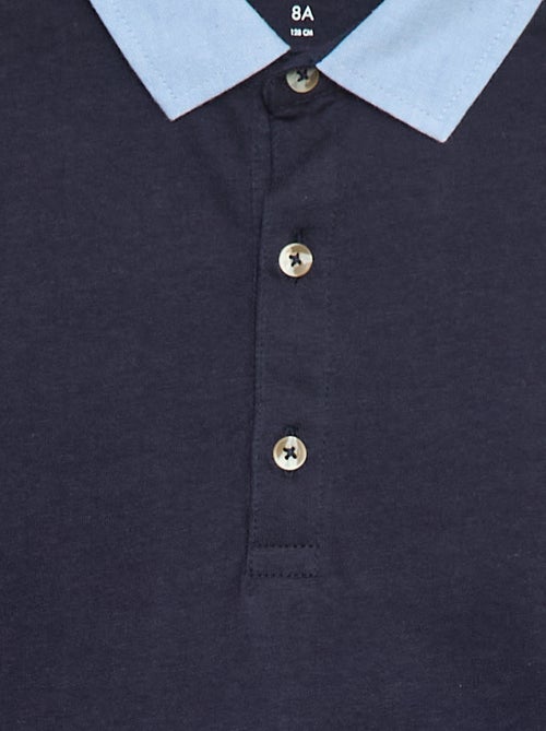 Polo effet 2-en-1 à manches courtes - Kiabi