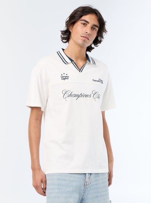 Polo en coton à manches courtes pour homme - Kiabi Polo en coton à manches courtes pour homme - Kiabi