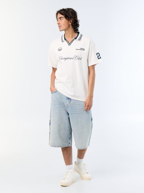 Polo en coton à manches courtes pour homme - Kiabi Polo en coton à manches courtes pour homme - Kiabi