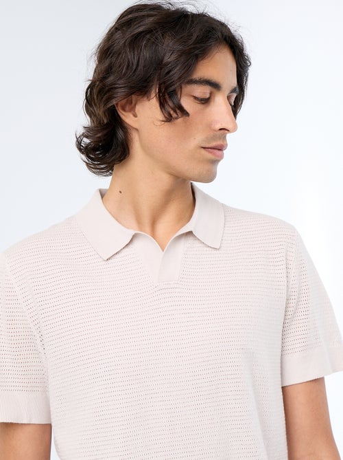 Polo en coton uni pour homme - Kiabi Polo en coton uni pour homme - Kiabi