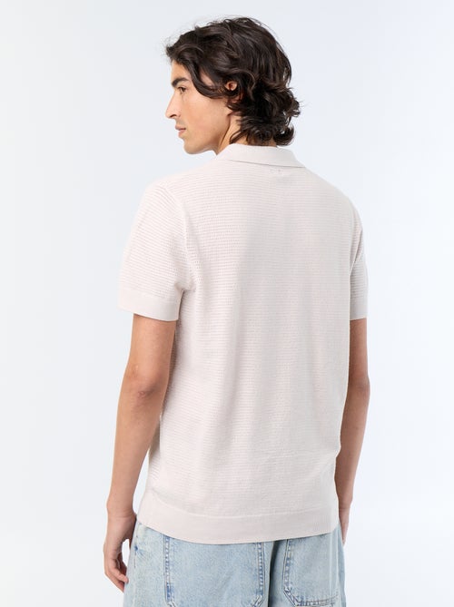 Polo en coton uni pour homme - Kiabi Polo en coton uni pour homme - Kiabi