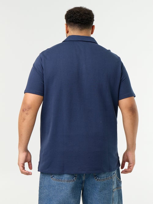 Polo en maille jersey manches courtes - Kiabi