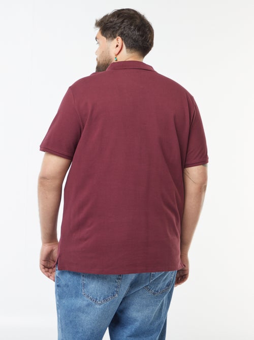 Polo en maille piqué - Kiabi