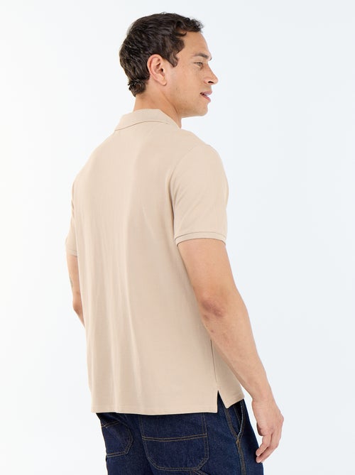 Polo en maille piquée uni Homme à manches courtes - Kiabi