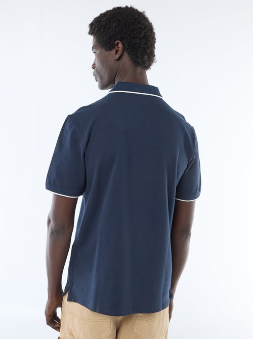 Polo en piqué  de coton - Kiabi