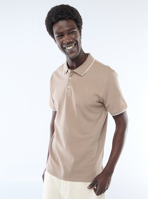 Polo en piqué  de coton - Kiabi
