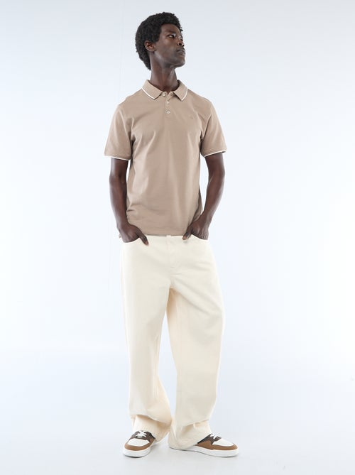 Polo en piqué  de coton - Kiabi