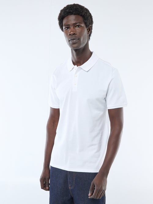Polo en piqué de coton - Kiabi