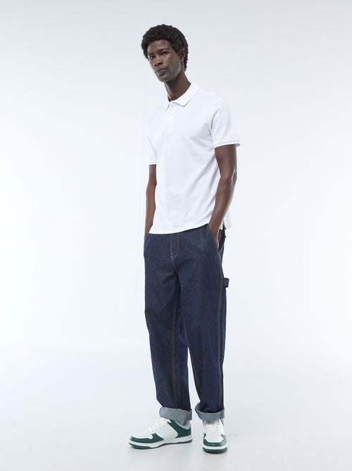 Polo en piqué de coton - Kiabi