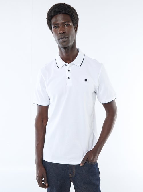 Polo en piqué  de coton - Kiabi