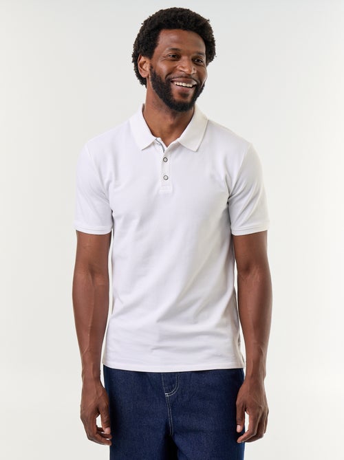 Polo en piqué de coton - Kiabi