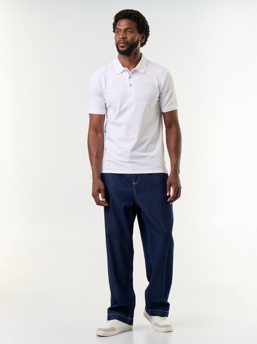 Polo en piqué de coton - Kiabi