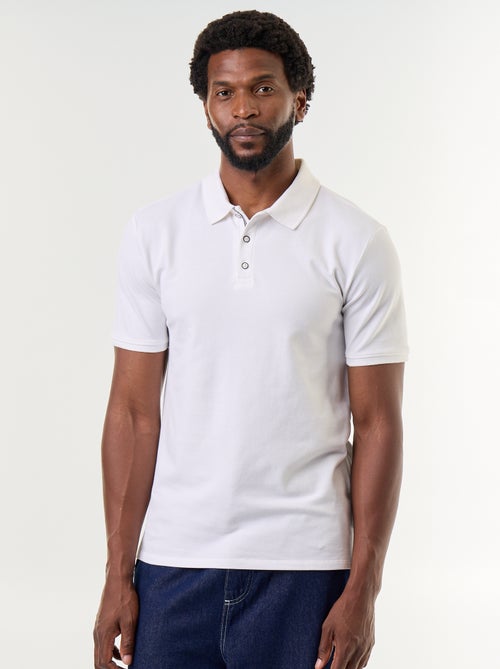 Polo en piqué de coton - Kiabi