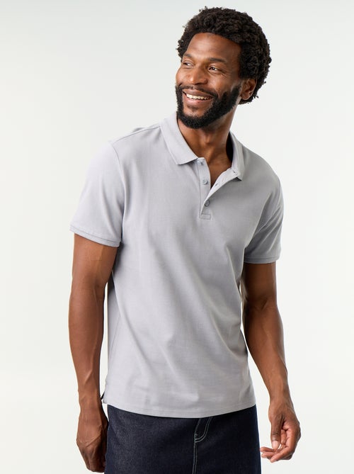 Polo en piqué de coton - Kiabi Polo en piqué de coton - Kiabi