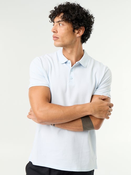 Polo en piqué de coton - Kiabi Polo en piqué de coton - Kiabi